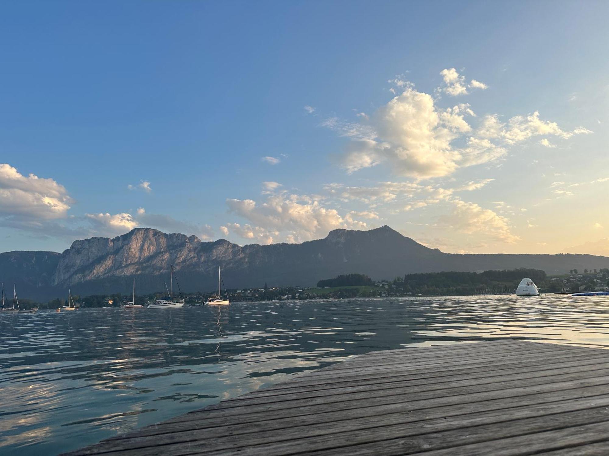 17Er Apartment Mit Sauna Und Privater Garage Mondsee Esterno foto