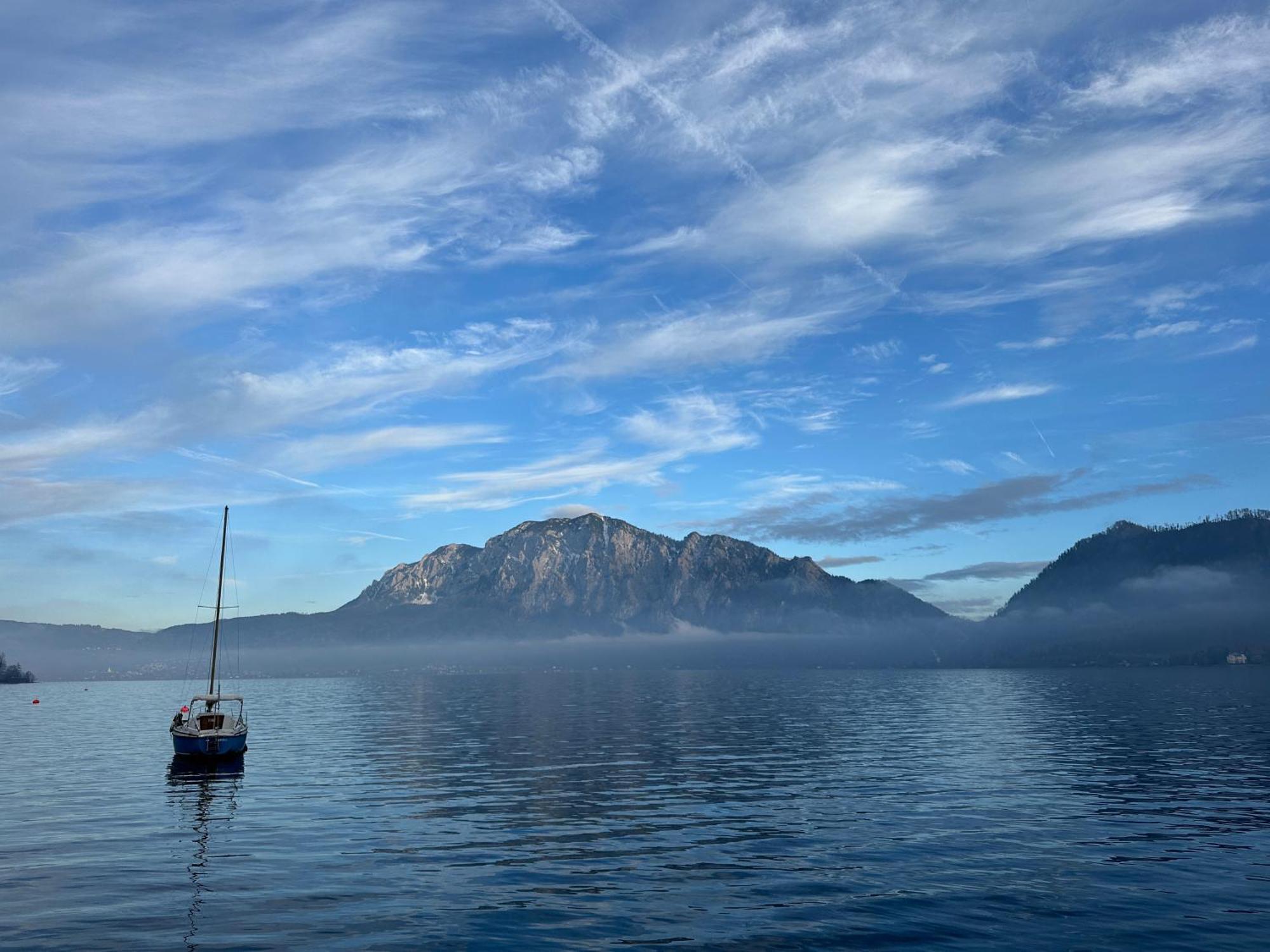 17Er Apartment Mit Sauna Und Privater Garage Mondsee Esterno foto
